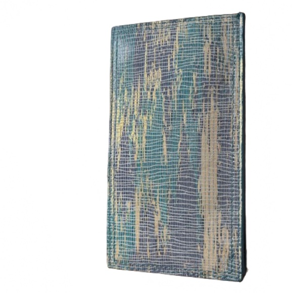 NWT HOBO Gracie Leather Wallet In Cracked Glass - Picture 10 of 13